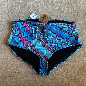 NWT Swimsuits for all  high waist twist front bikini bottom